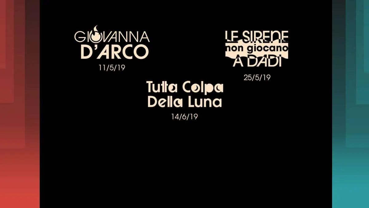 Annuncio delle date dei nuovi spettacoli della stagione 2018/2019